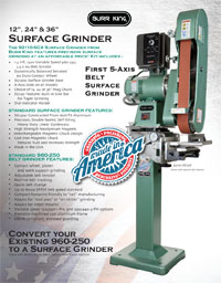 960-250 Surface Grinder Spec Sheet